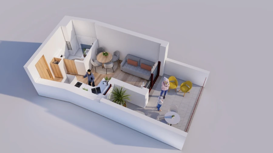 Apartamento para Venda em Bonfim Planta 1