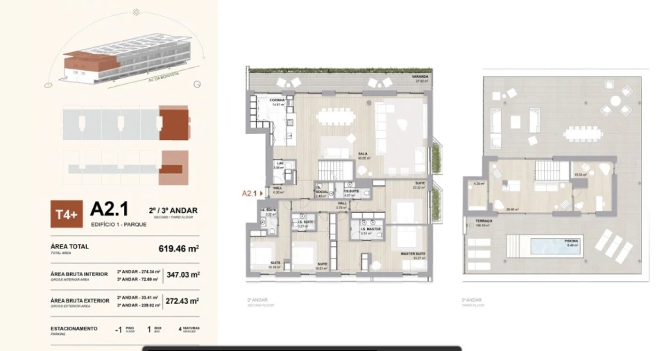Apartamento T4 para Venda em Ramalde Planta 1