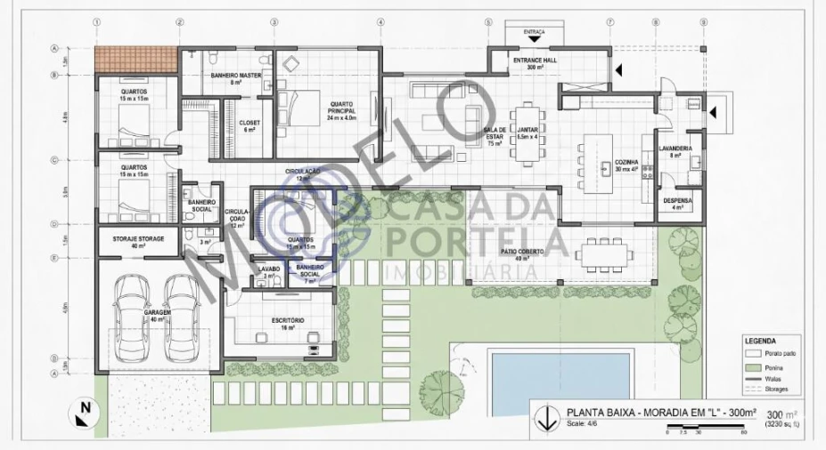 Quinta T5 para Venda em Provesende, Gouvães Douro, São Cristóvão Douro Planta 1