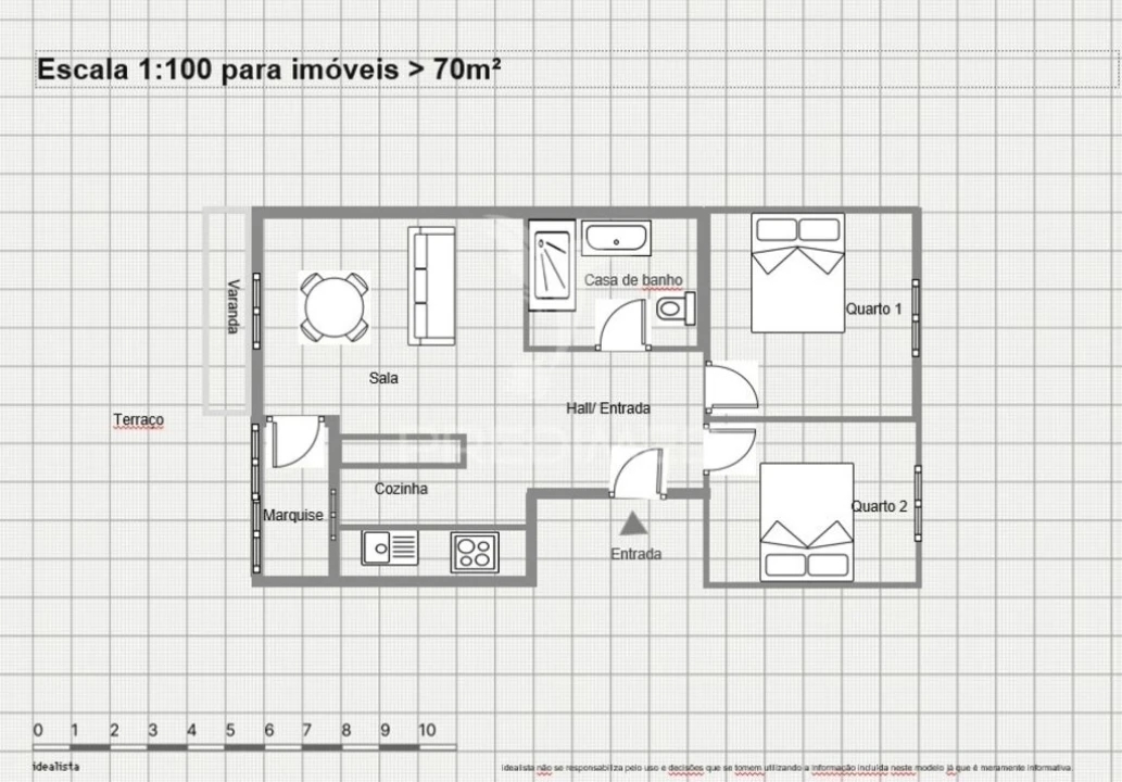 Apartamento T2 para Venda em Grândola e Santa Margarida da Serra Foto 19