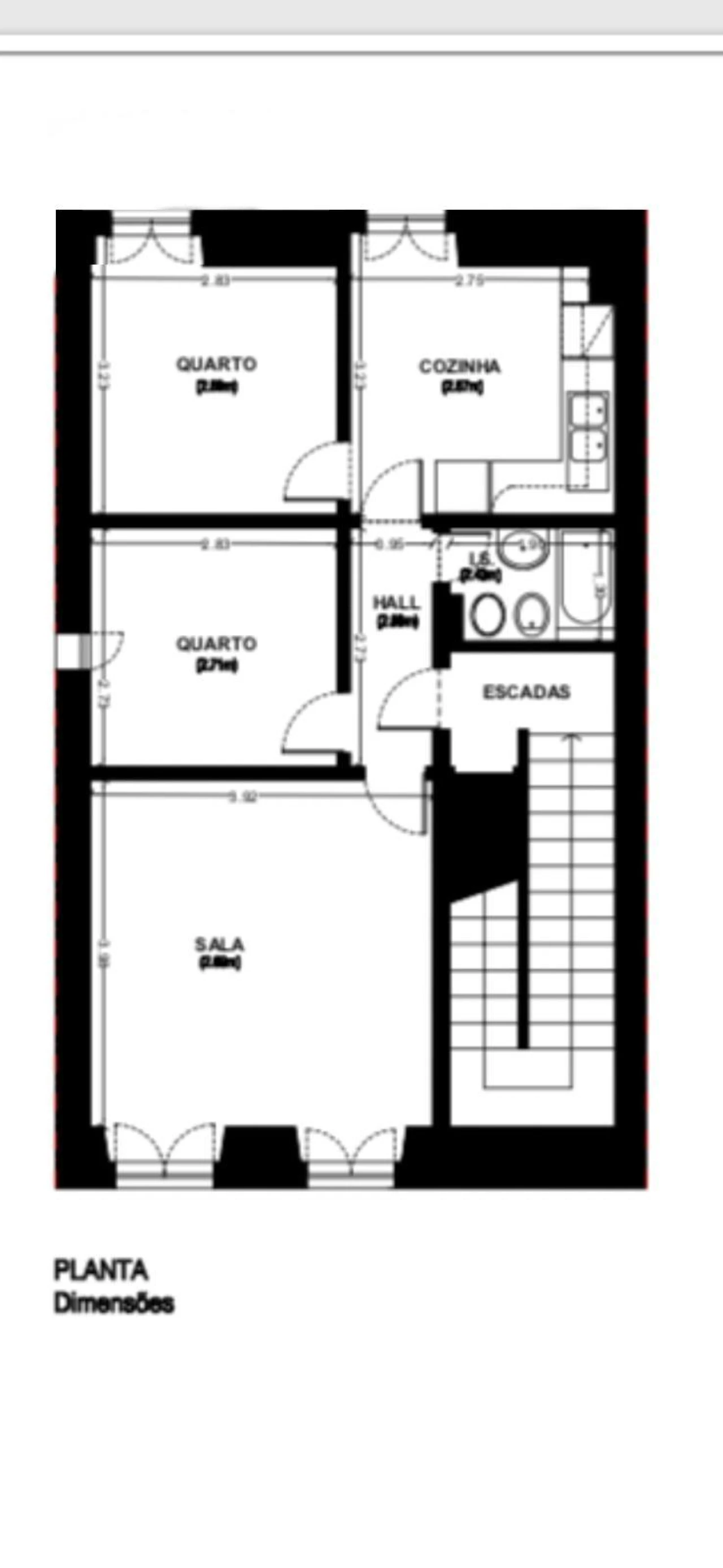 Apartamento T2 para Venda em Santo António Foto 19