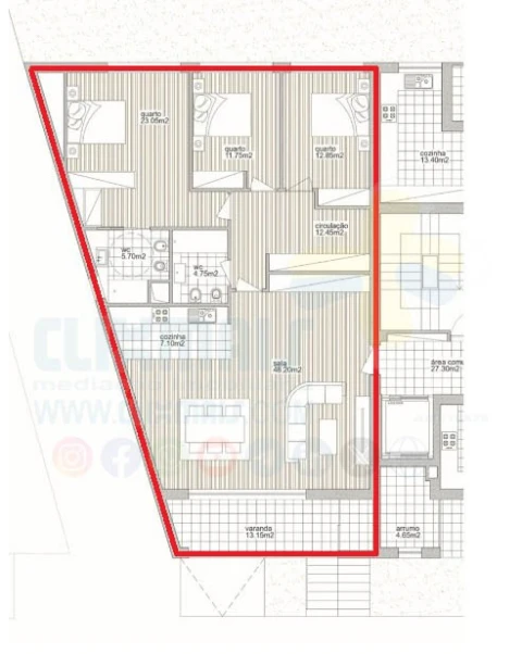 Apartamento T3 para Venda em Ferreiros e Gondizalves