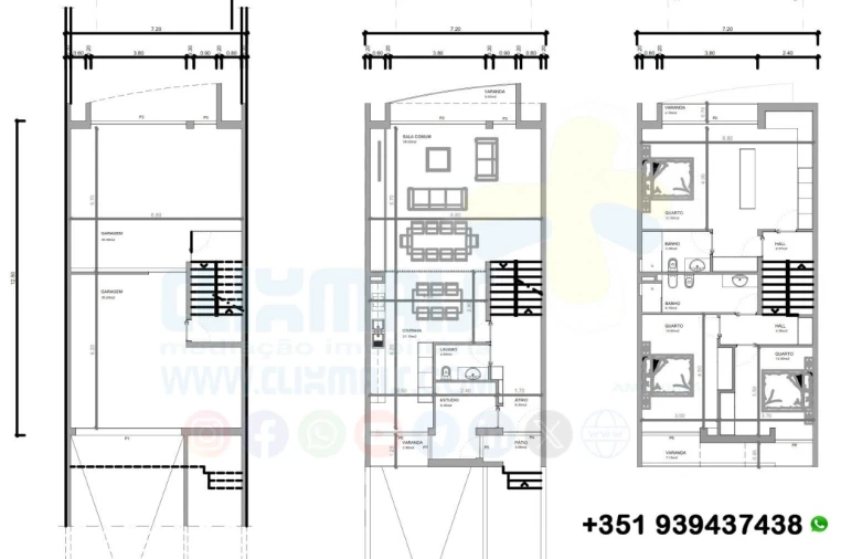 Moradia T3 para Venda em Merelim (São Paio), Panoias e Parada de Tibães Planta 1