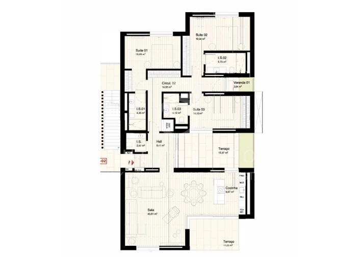 Apartamento T3 para Venda em Cascais e Estoril Foto 51