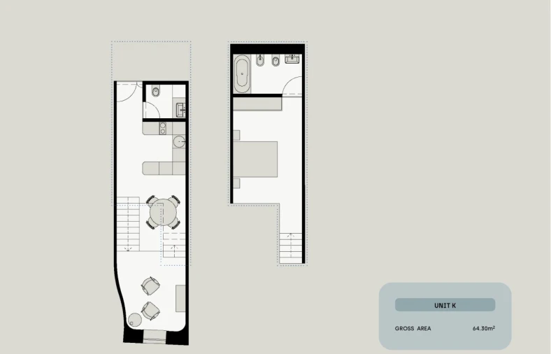 Apartamento T1 para Venda em Santa Marinha e São Pedro da Afurada Planta 1