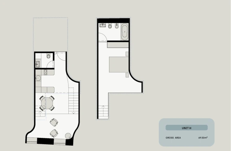 Apartamento T1 para Venda em Santa Marinha e São Pedro da Afurada Planta 1