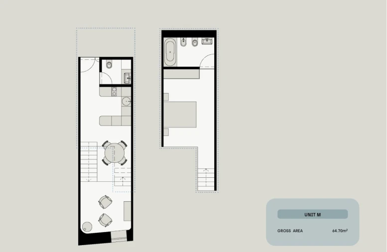 Apartamento T1 para Venda em Santa Marinha e São Pedro da Afurada Planta 1