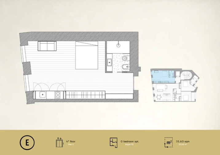 Apartamento para Venda em Cedofeita, Santo Ildefonso, Sé, Miragaia, São Nicolau e Vitória Planta 1