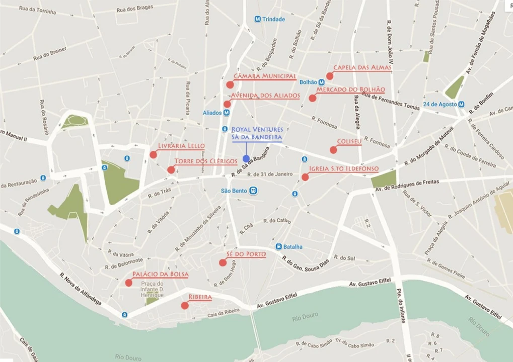 Apartamento T3 para Venda em Cedofeita, Santo Ildefonso, Sé, Miragaia, São Nicolau e Vitória Planta 2