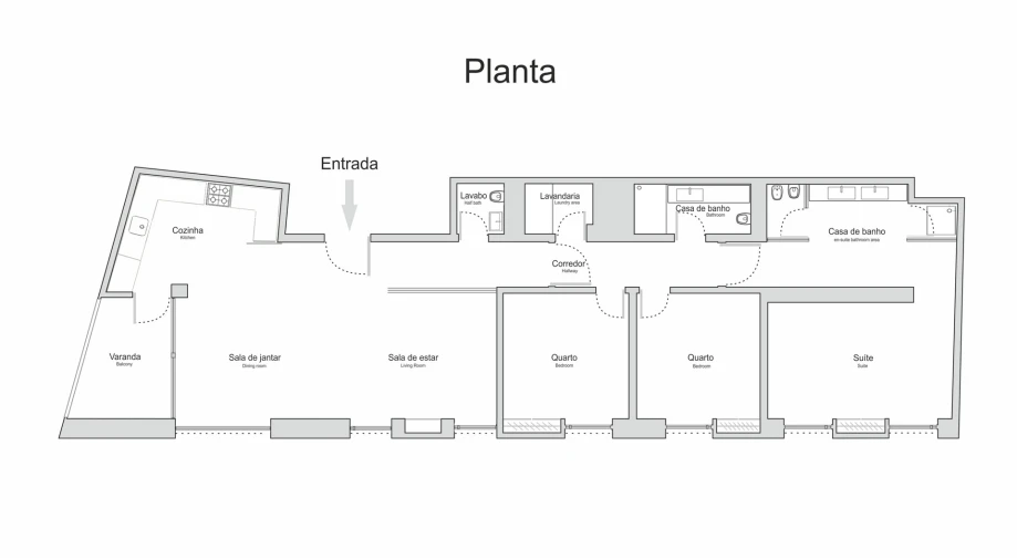 Apartamento T3 para Venda em Santo António Foto 35