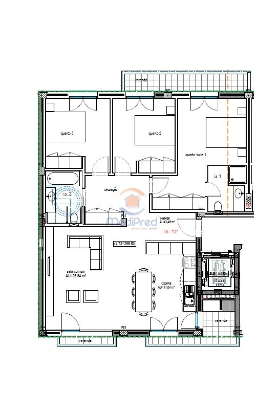 Apartamento T3 para Venda em Ramada e Caneças Foto 17
