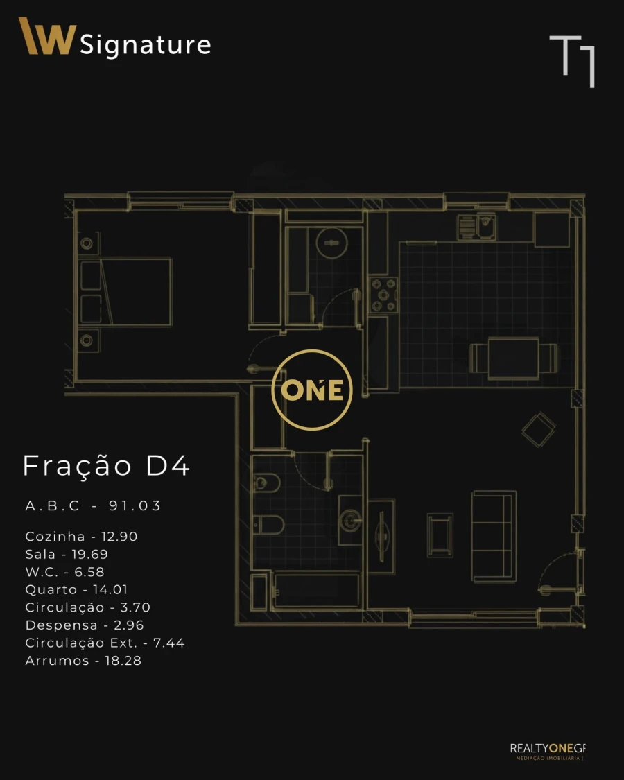 Apartamento T1 para Venda em São Vicente Ferreira Foto 10