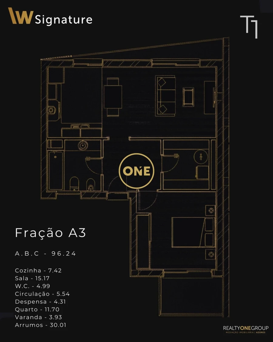 Apartamento T1 para Venda em São Vicente Ferreira Foto 10