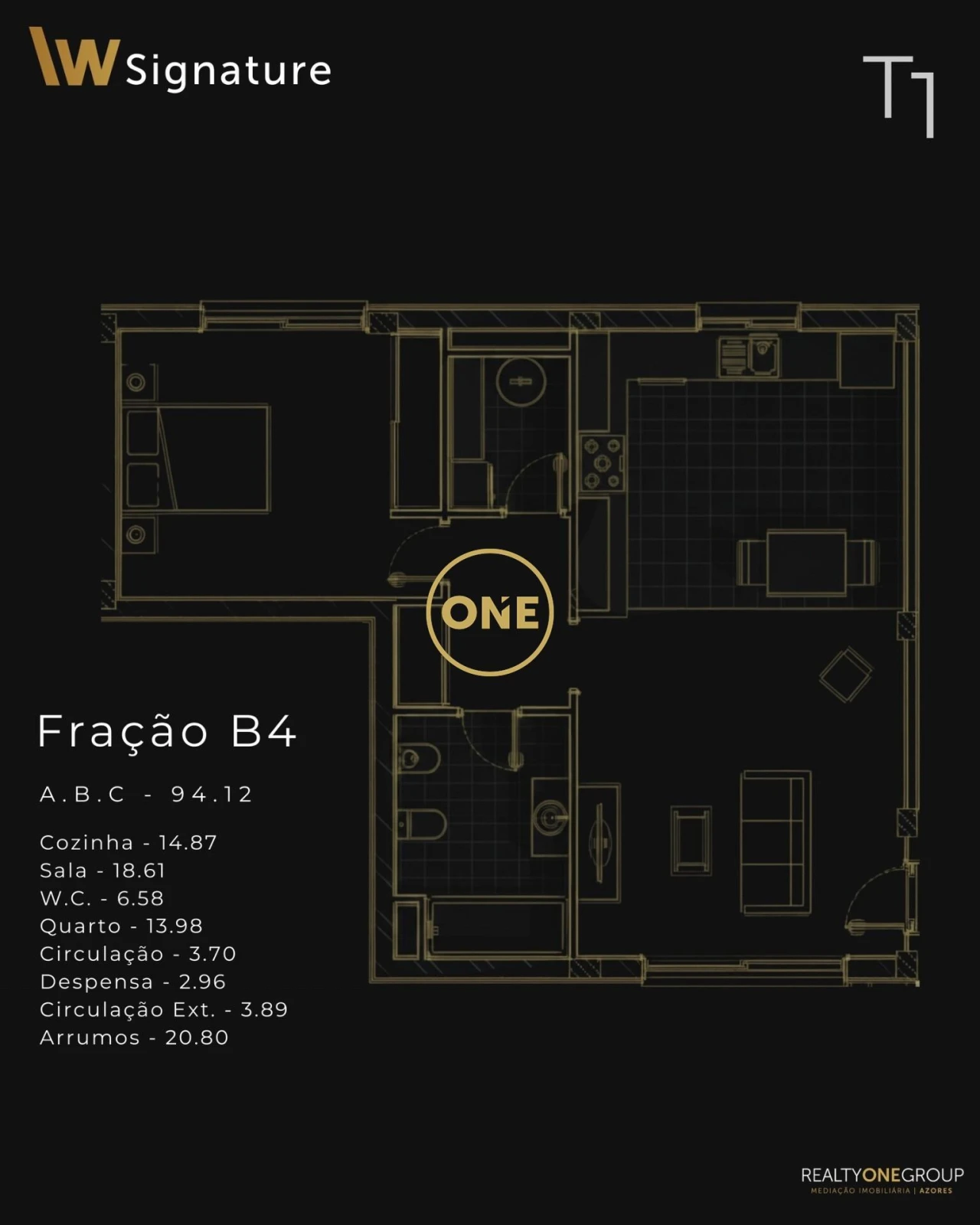 Apartamento T1 para Venda em São Vicente Ferreira Foto 10