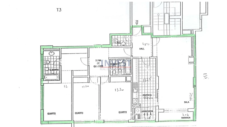 Apartamento T3 para Venda em Cidade da Maia Foto 41