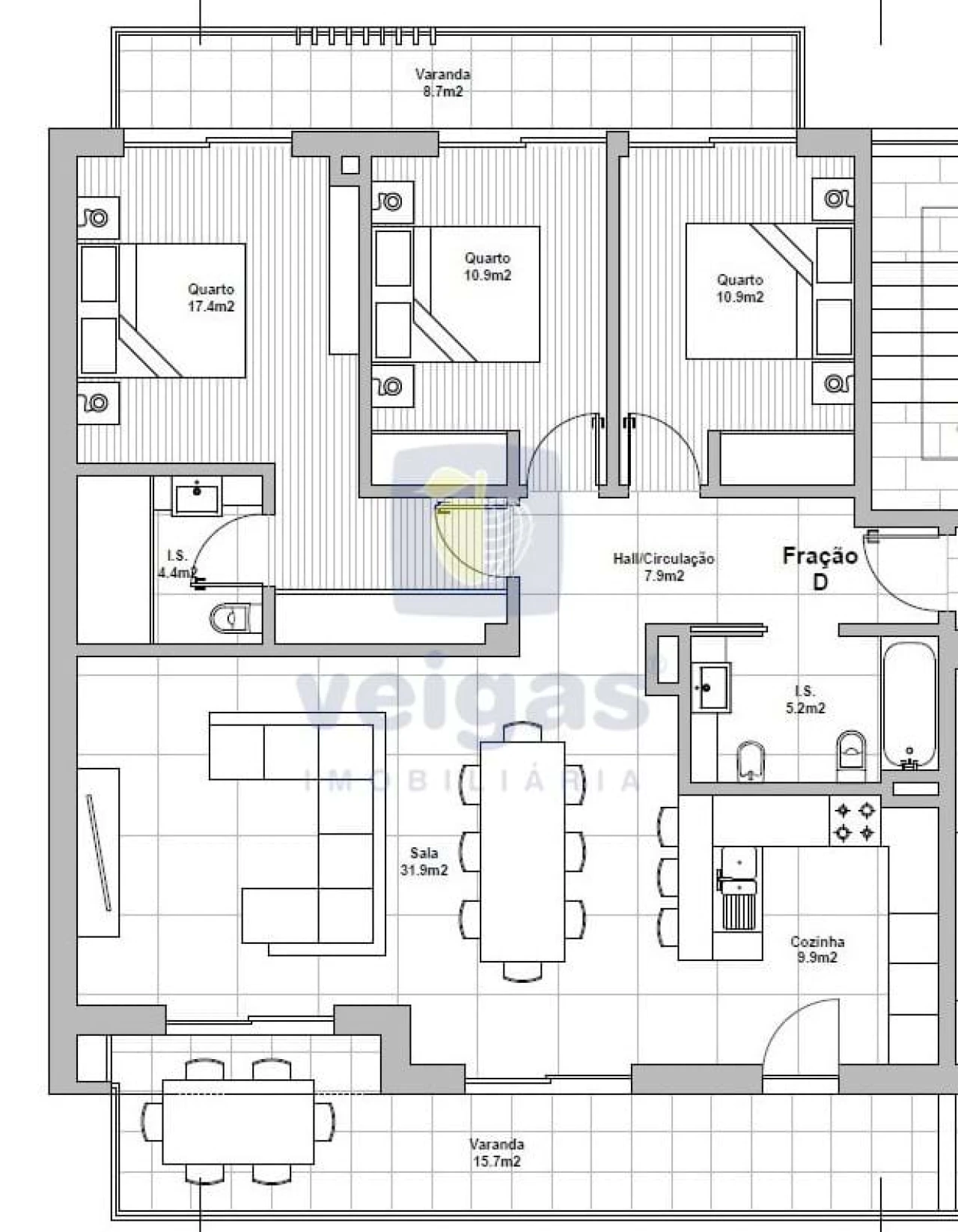 Apartamento T3 para Venda em Atouguia da Baleia Foto 13