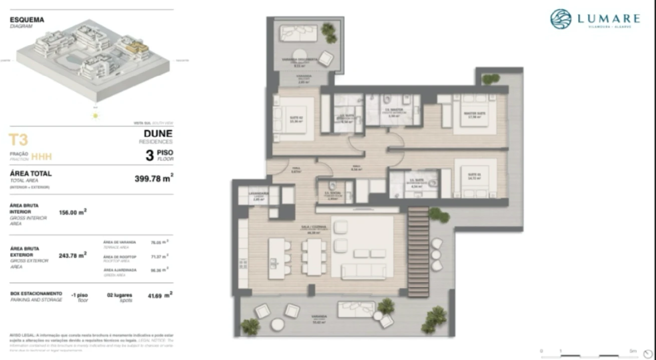 Apartamento T3 para Venda em Quarteira Foto 21
