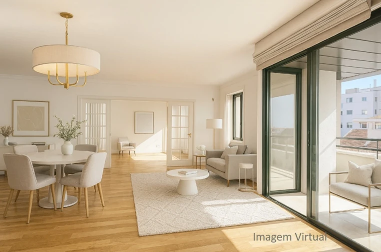 Apartamento T3 para Arrendamento em Santo António Foto 4