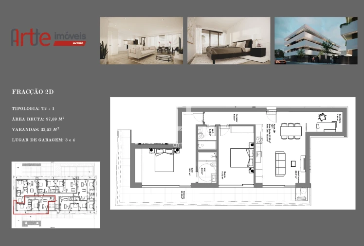 Apartamento T2 para Venda em Glória e Vera Cruz Foto 4