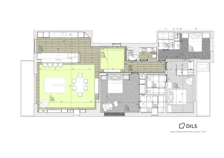 Apartamento T3 para Venda em Cascais e Estoril Planta 1