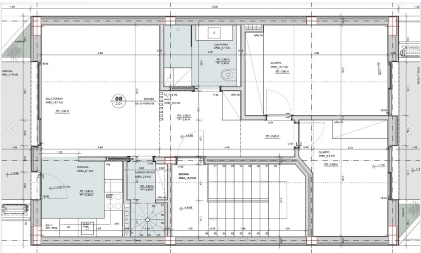 Apartamento T3 para Venda em Quinta do Conde Planta 1