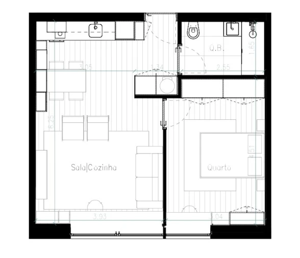 Apartamento T1 para Venda em Matosinhos e Leça da Palmeira Foto 4