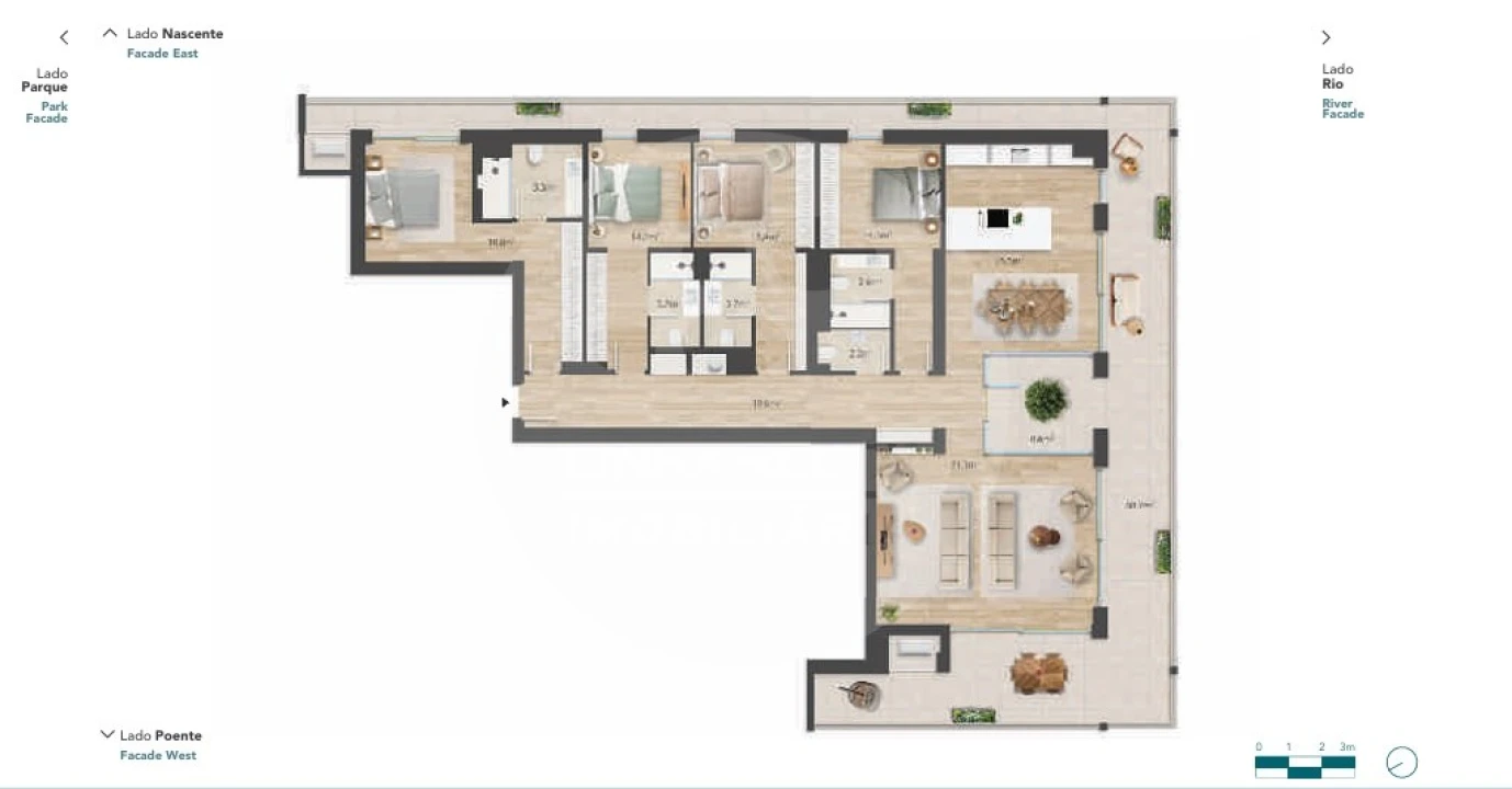 Apartamento T4 para Venda em Setubal (São Sebastião) Foto 11