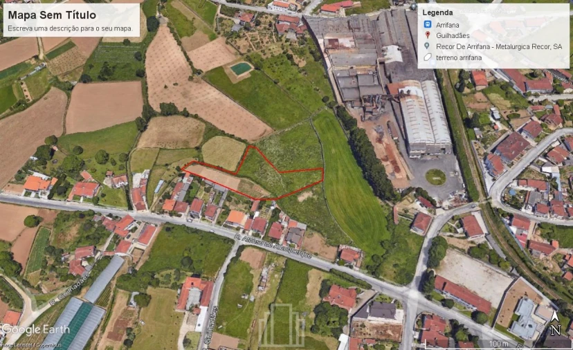 Terreno Agricola ou Rústico para Venda em Arrifana