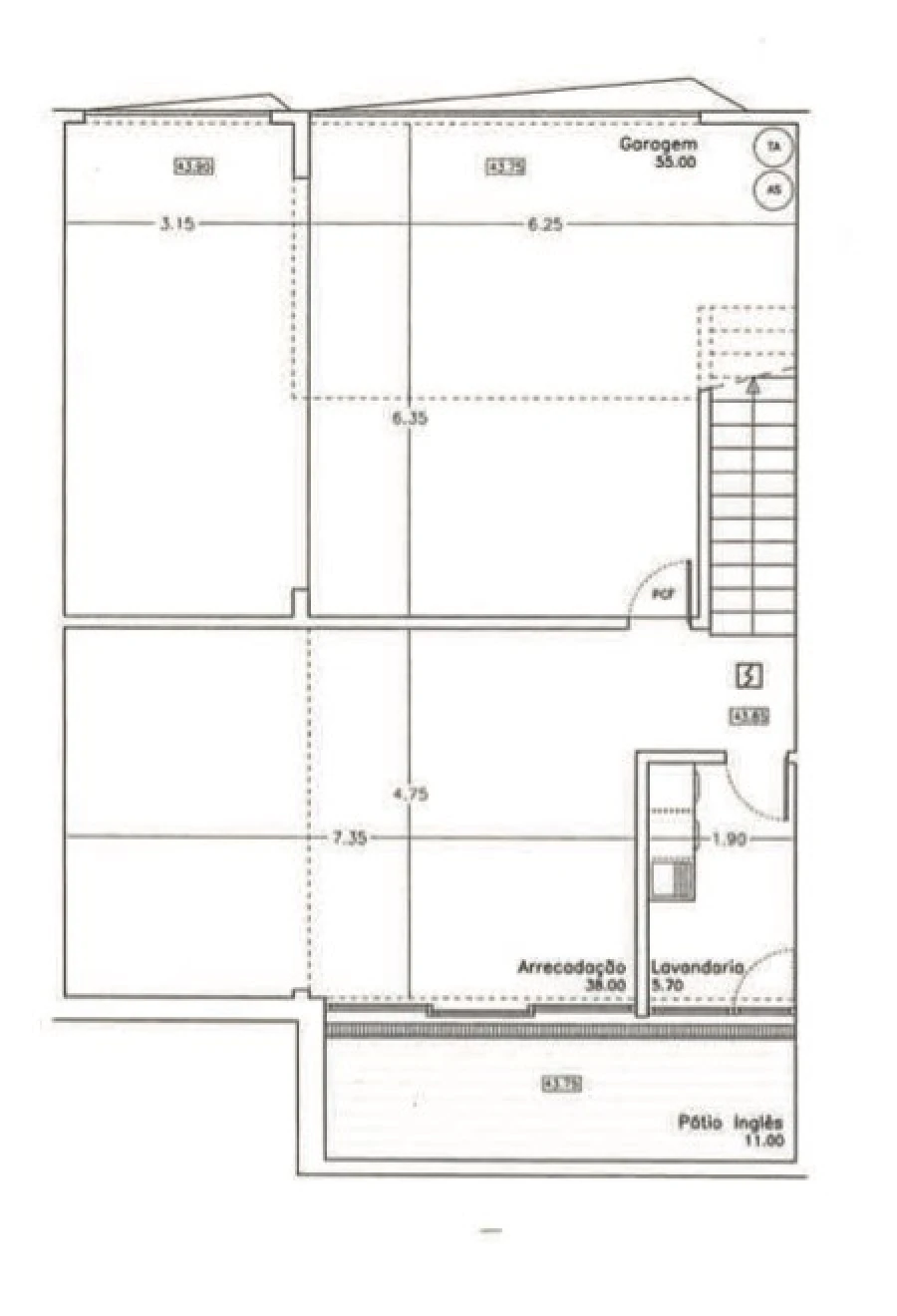 Moradia T3 para Venda em Gulpilhares e Valadares Planta 3