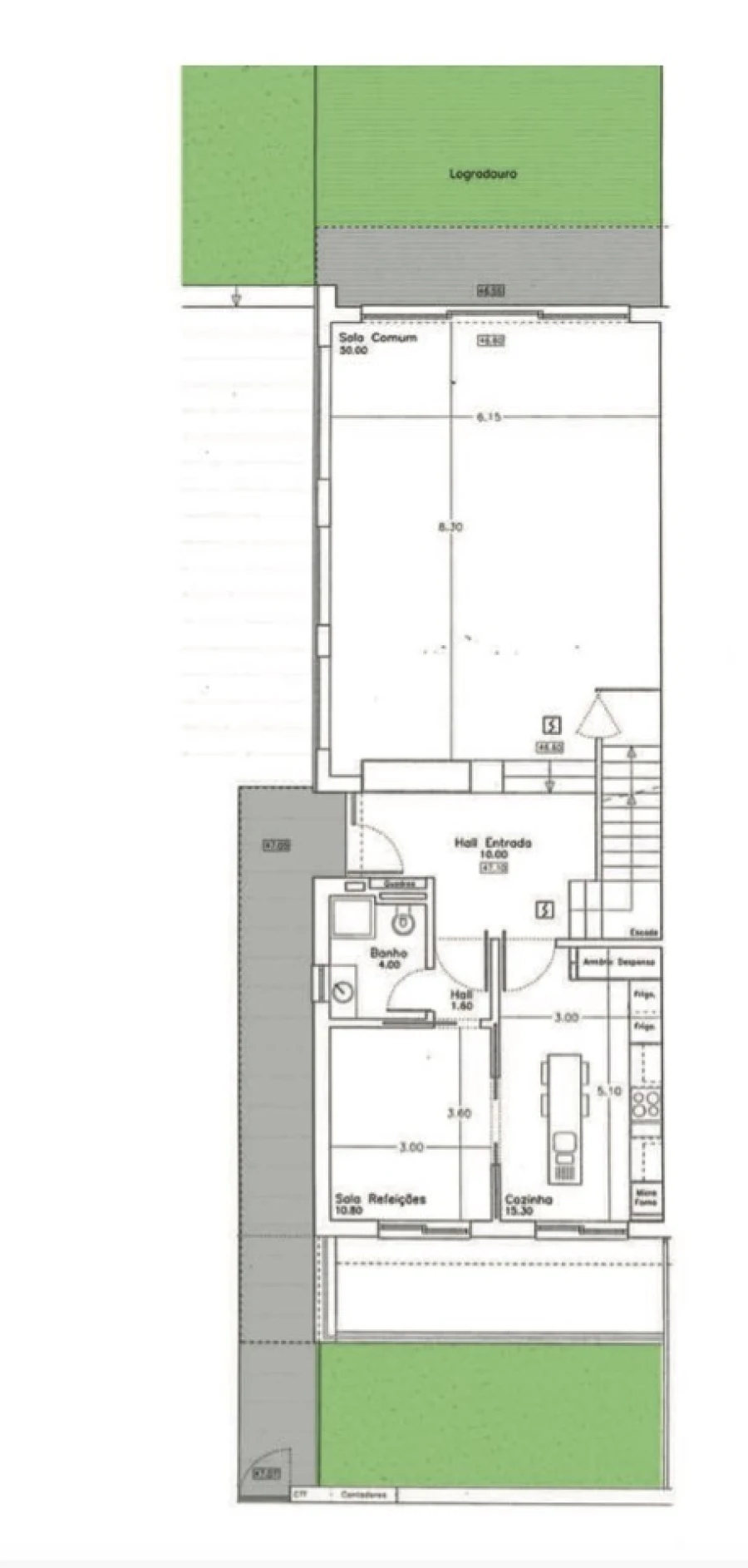 Moradia T3 para Venda em Gulpilhares e Valadares Planta 5