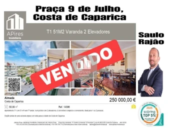 Apartamento T1 para Venda em Costa da Caparica