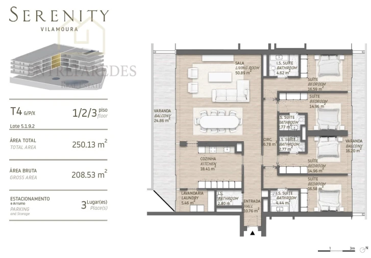 Apartamento T4 para Venda em Quarteira Foto 46