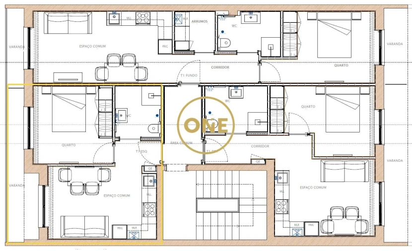 Apartamento T1 para Venda em Vila Nova de Famalicão e Calendário Foto 4