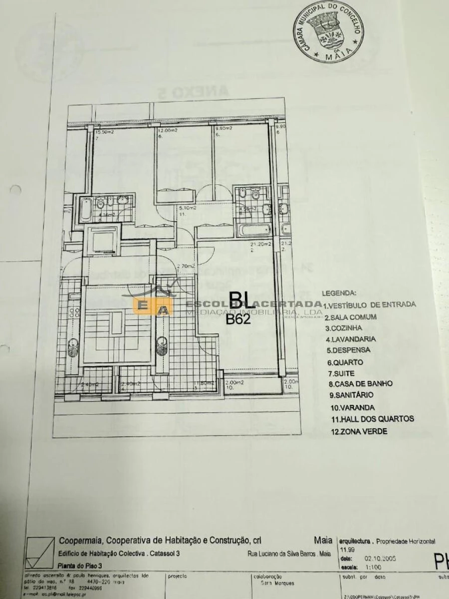 Apartamento T3 para Venda em Cidade da Maia Foto 24