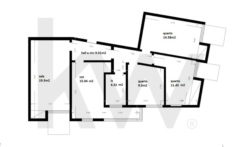 Apartamento T3 para Arrendamento em Algés, Linda-A-Velha e Cruz Quebrada-Dafundo Foto 25