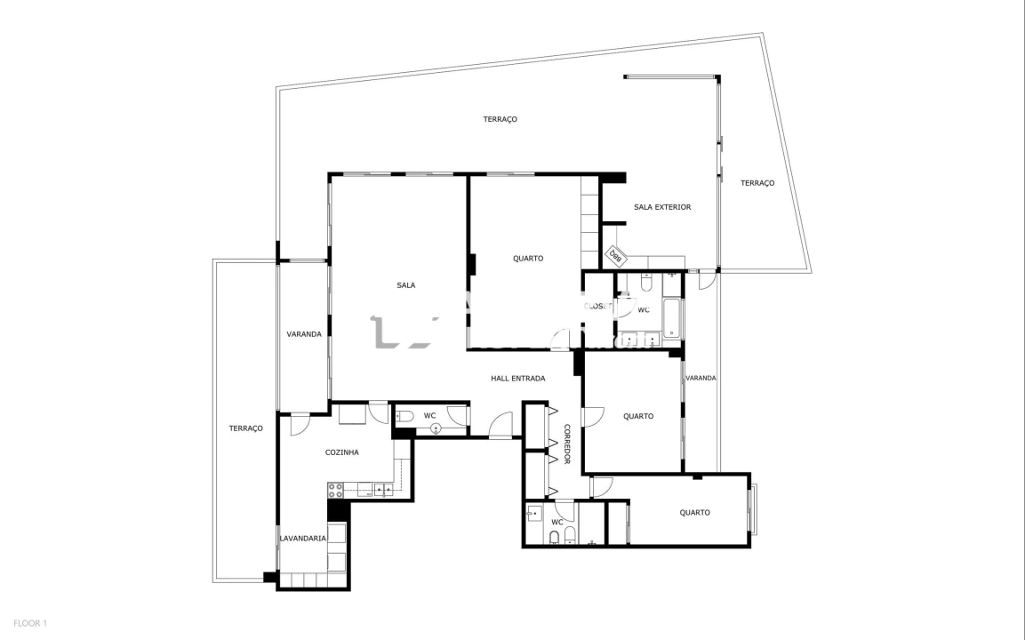 Apartamento T3 para Venda em Albufeira e Olhos de Água Planta 2