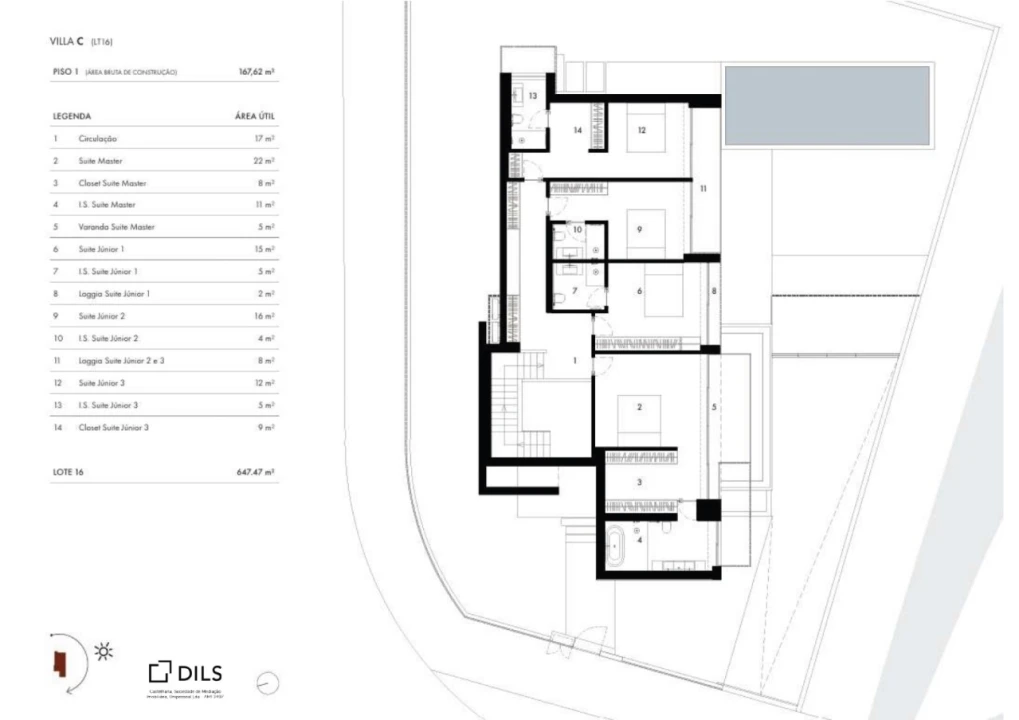 Moradia T5 para Venda em Cascais e Estoril Planta 3