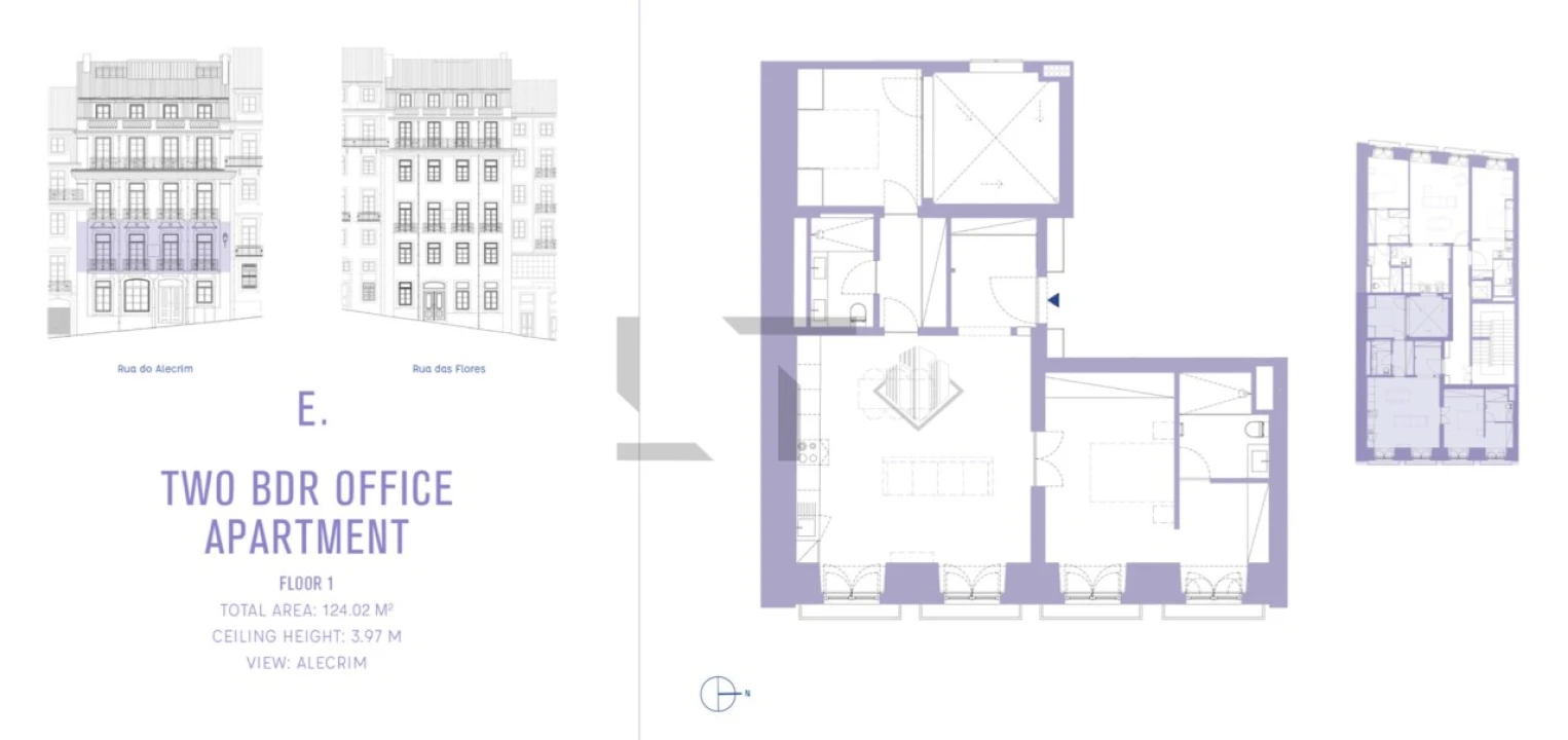 Apartamento T2 para Venda em Misericórdia Foto 3