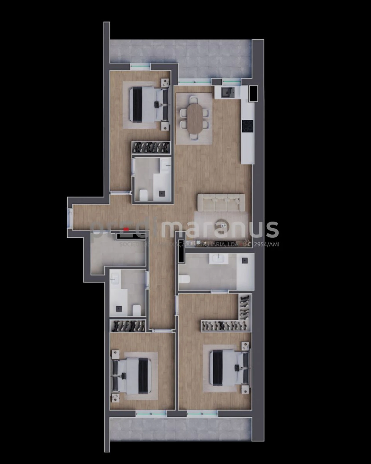 Apartamento T3 para Venda em Telões Foto 5