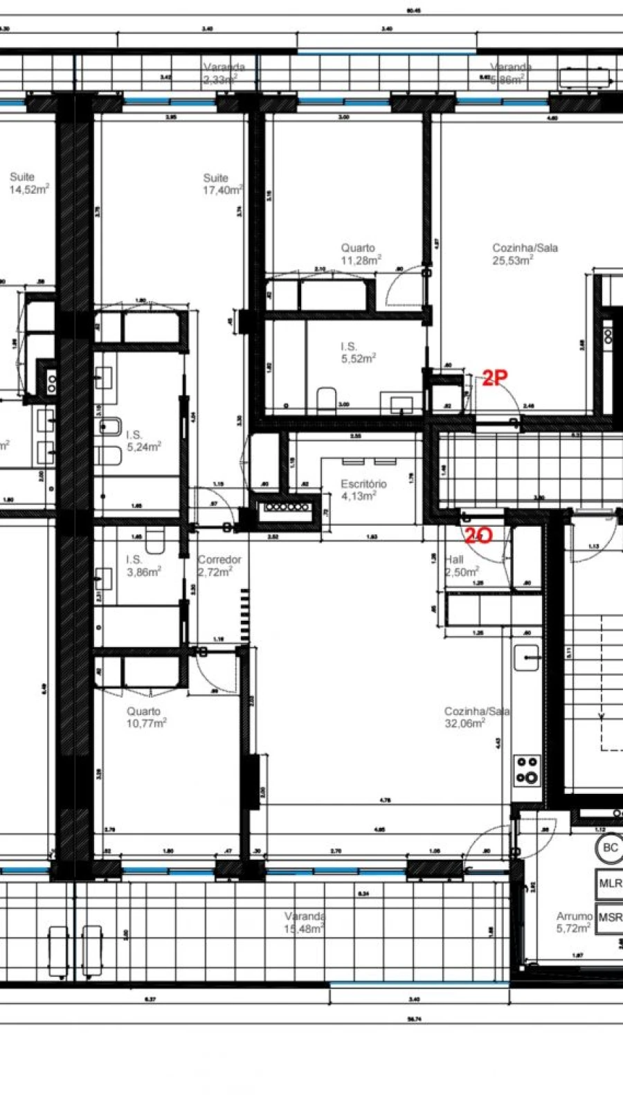 Apartamento T2 para Venda em Glória e Vera Cruz Foto 19