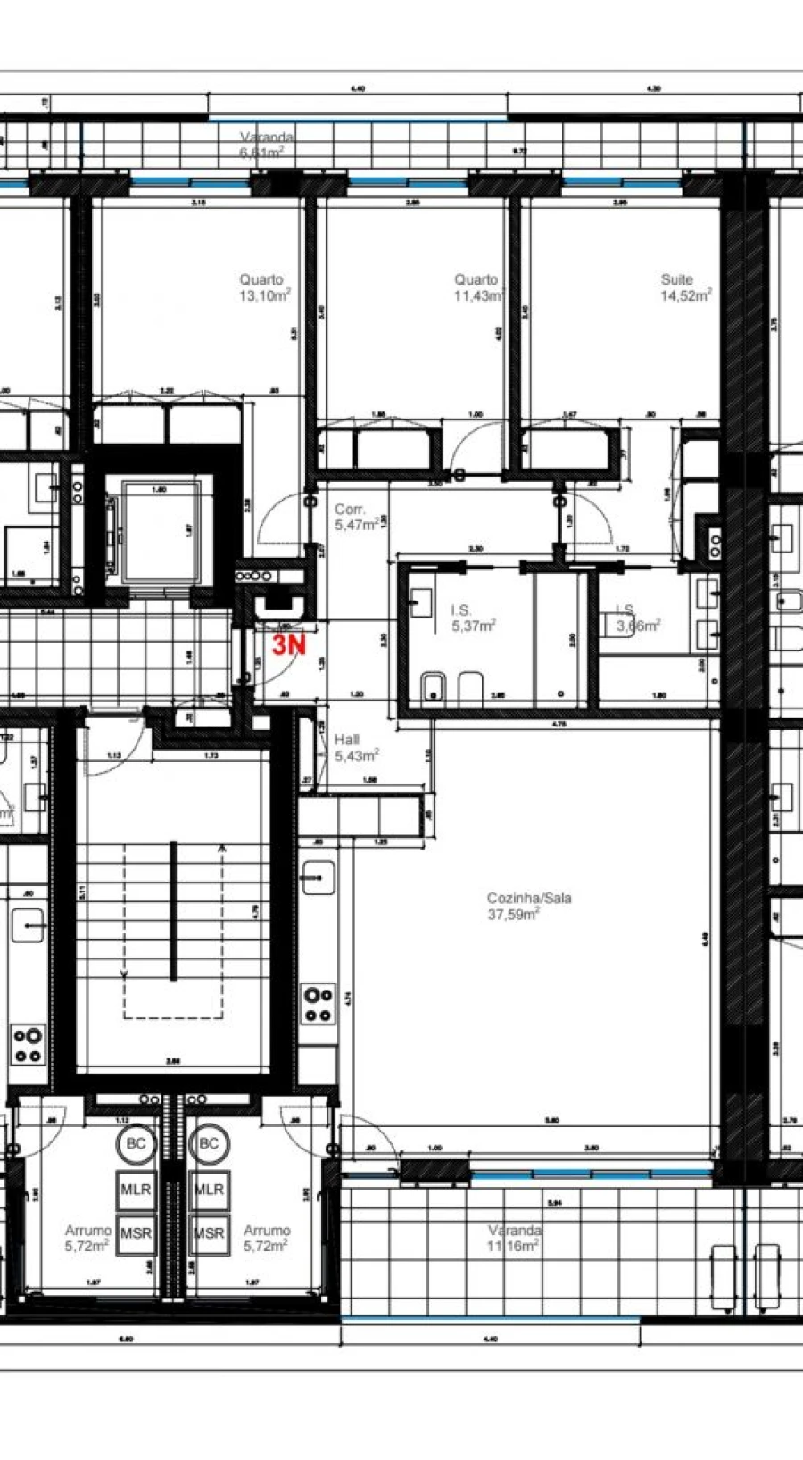 Apartamento T3 para Venda em Glória e Vera Cruz Foto 19