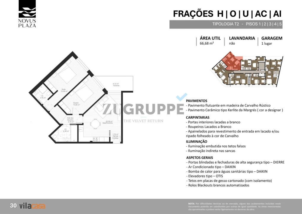 Apartamento T2 para Venda em Glória e Vera Cruz Foto 10