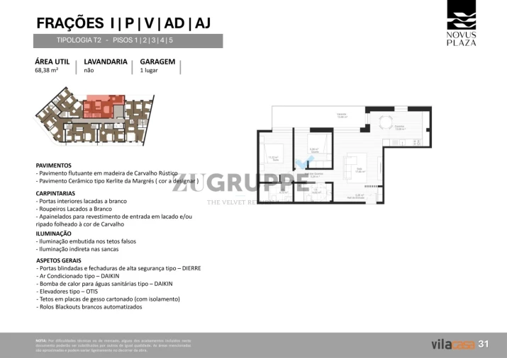 Apartamento T2 para Venda em Glória e Vera Cruz Foto 56