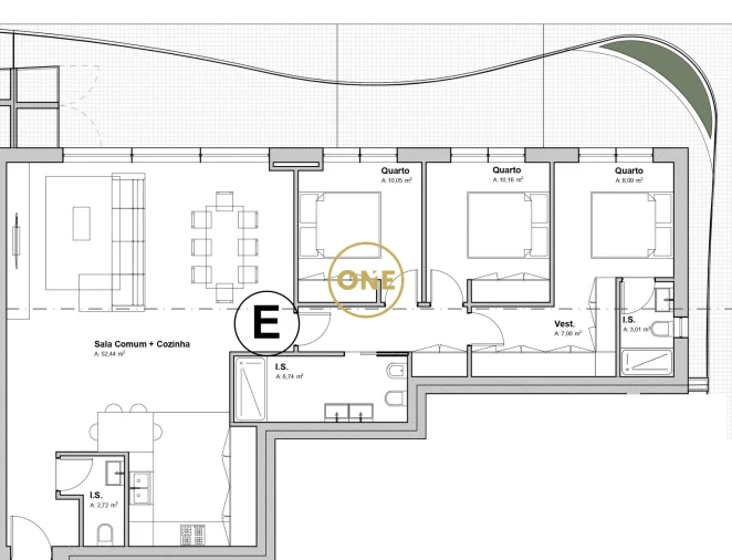 Apartamento T3 para Venda em Nogueira, Fraião e Lamaçães Foto 4