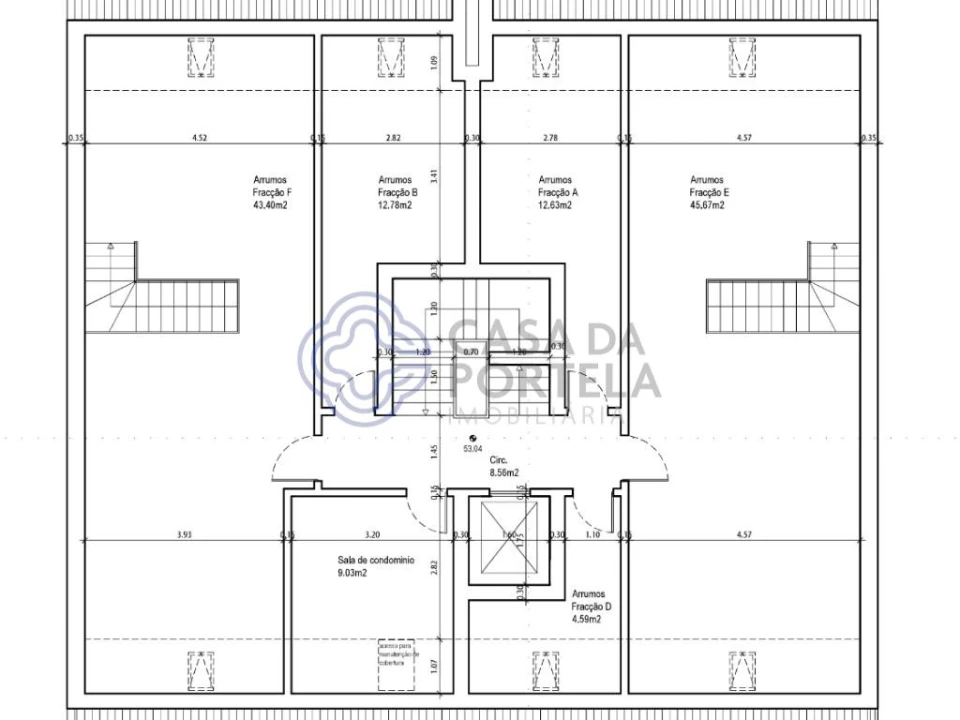 Apartamento T3 para Venda em Corroios Planta 3