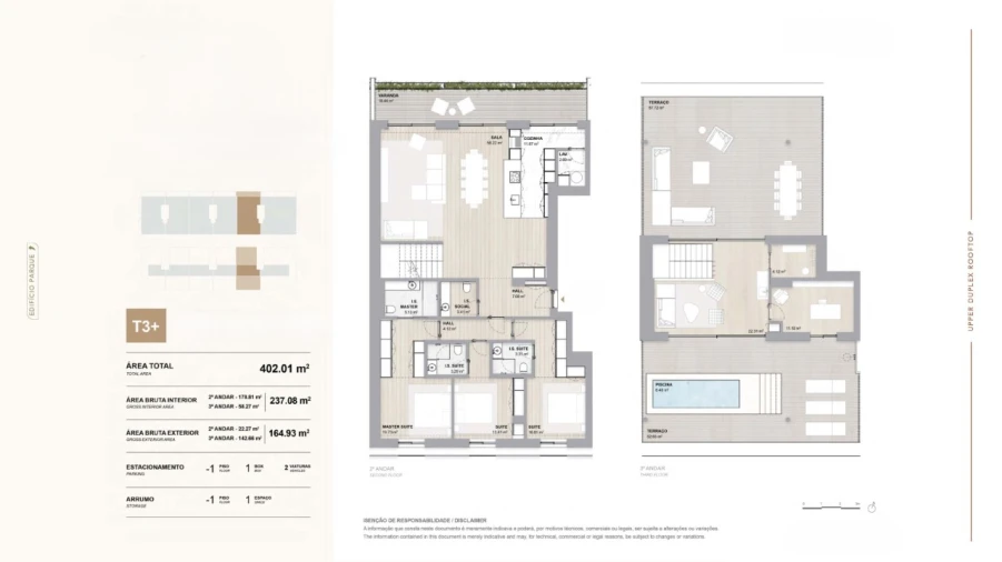 Apartamento T3 para Venda em Aldoar, Foz do Douro e Nevogilde Planta 1