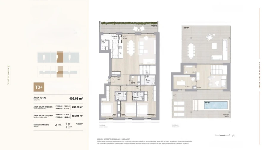 Apartamento T3 para Venda em Aldoar, Foz do Douro e Nevogilde Planta 1