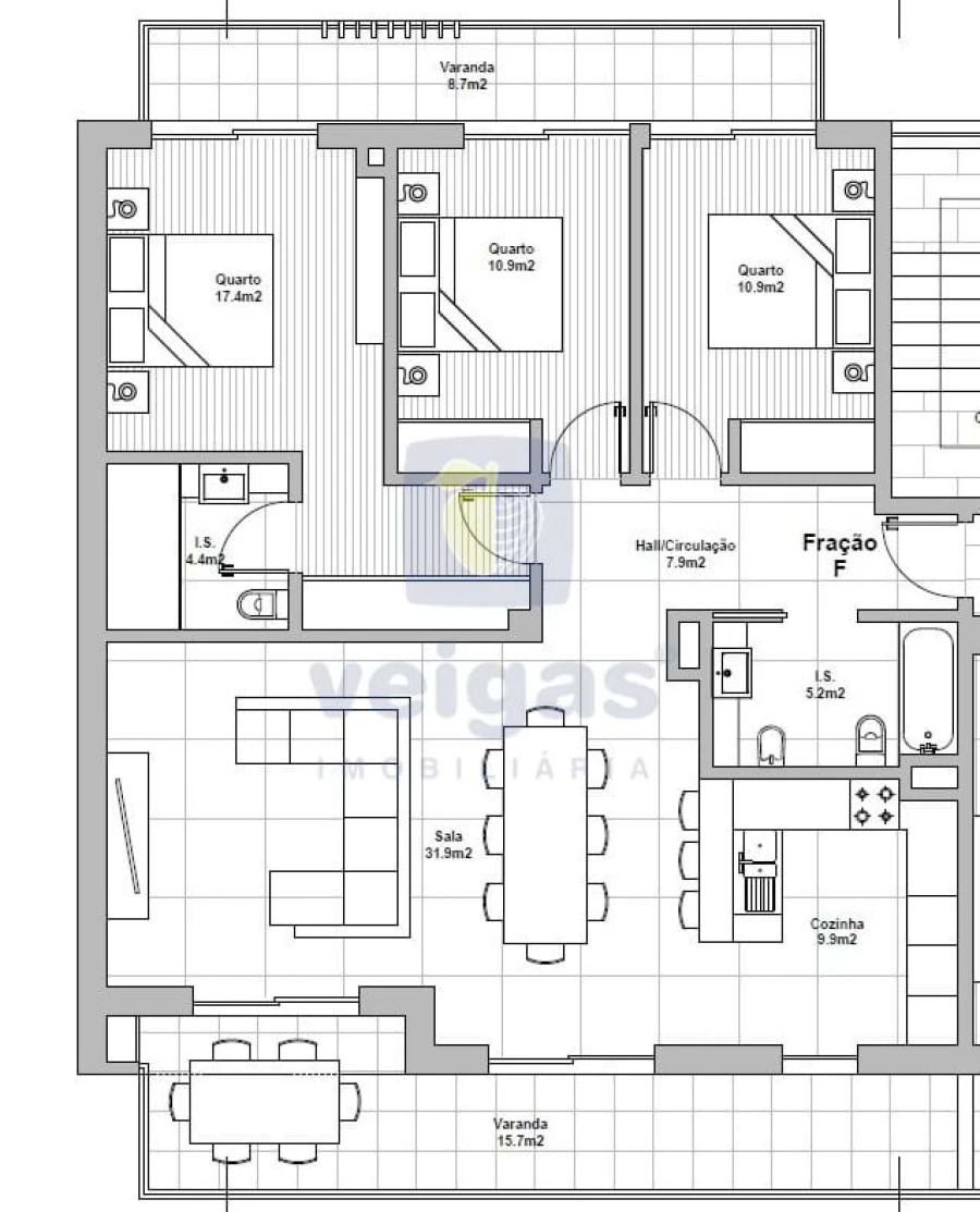 Apartamento T3 para Venda em Atouguia da Baleia Foto 13