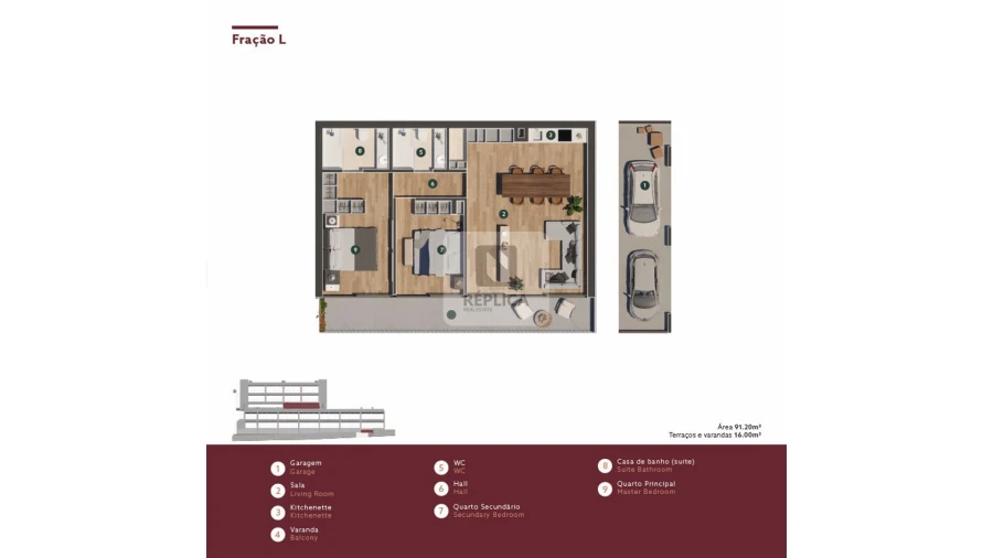 Apartamento T2 para Venda em Campanhã Foto 9