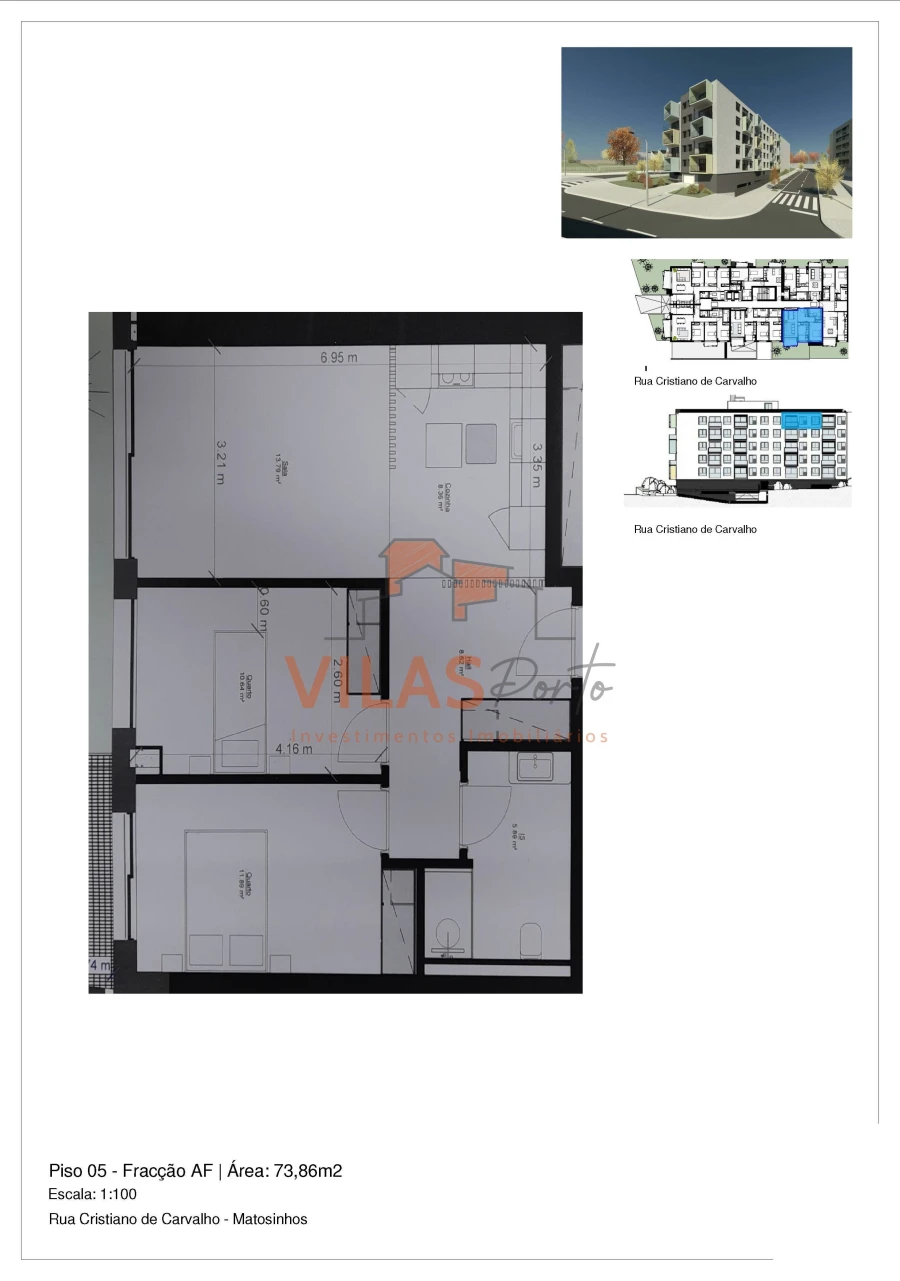 Apartamento T2 para Venda em Matosinhos e Leça da Palmeira Foto 9